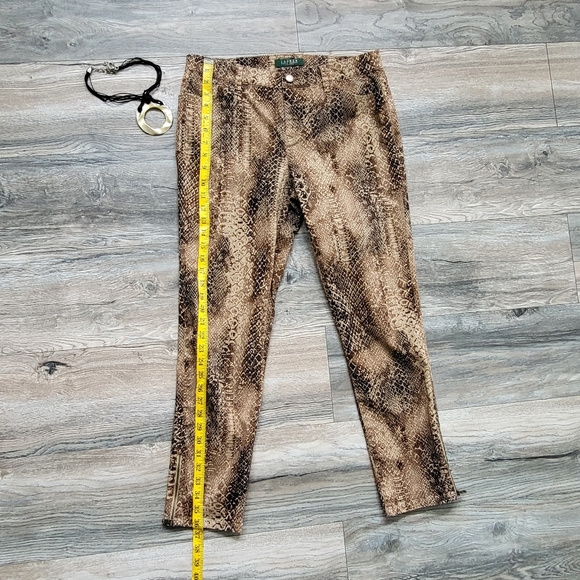 Lauren Ralph Lauren Snake Print Pants - Picture 10 of 11